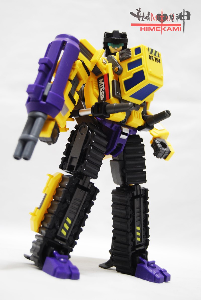 MakeToys Giant Bulldozer and Excavator of the Yellow Third Party